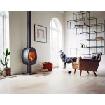 Krbová kamna SCAN 66-2 BP s nohou, černý lak